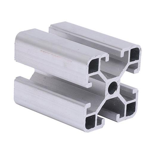 High-strength industrial aluminum profile with 4040/8080 European standard slot close-up. Features modular design, high load-bearing capacity, precision, and tool-less connectivity (no welding), used for rapid assembly of automation equipment frames, production lines, and machine guards.