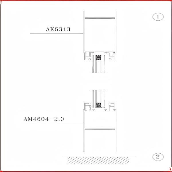 AK46 series floor-spring doors - Image 3