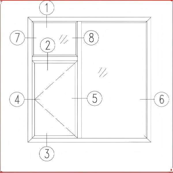 JN71 series thermal insulation casement window - Image 2