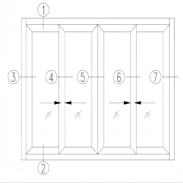 GRT112 Series Thermal Insulation Sliding Door overall rendering. Showcases minimalist narrow-frame design, superior thermal break performance, and robust load-bearing structure for high-end residential and commercial entrances