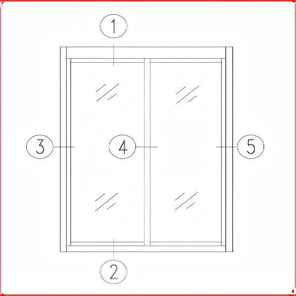 Aluminum profiles for universal closet door - Image 2
