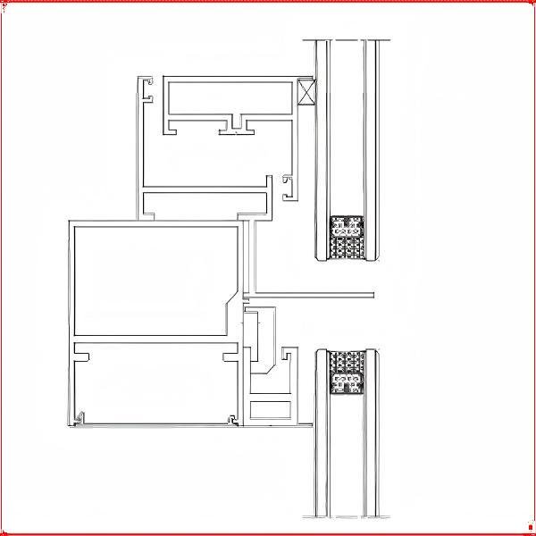 YMQ100,120,140 series hidden frame curtain wall - Image 3